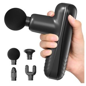 Black Handheld Massage Gun Used Like New